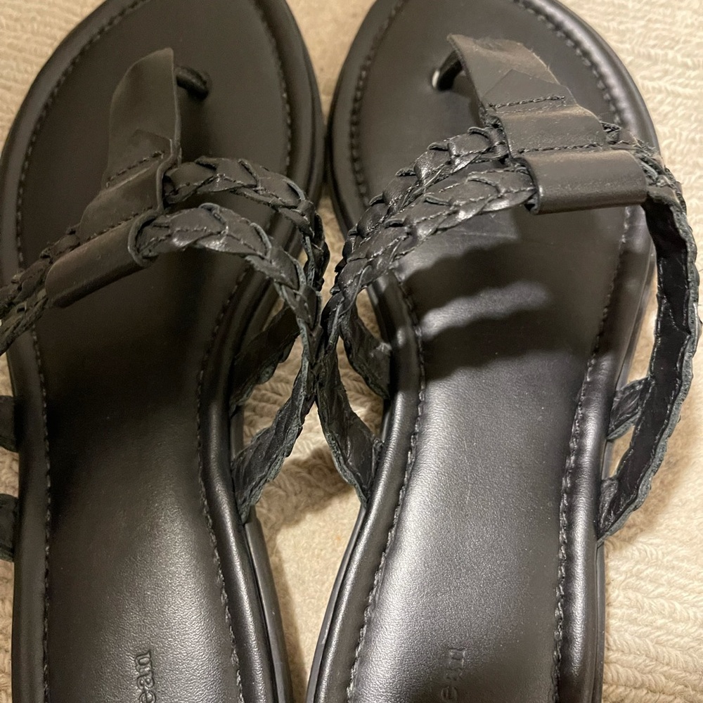 NWOT L.L. Bean Women’s Leather Sandals - SIZE 9 - Picture 3 of 5